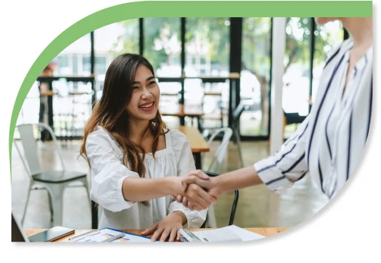 College student engaged in academic coaching session